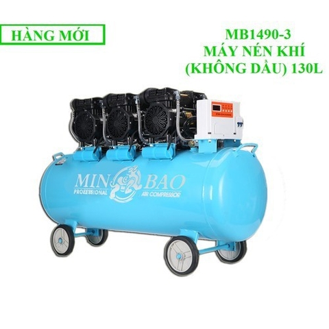 Máy nén khí không dầu 130L (xanh) MINBAO MBKD14903