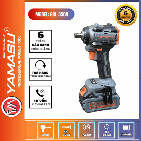 Máy siết ốc cầm tay pin Yamasu YMS-GBL-350N