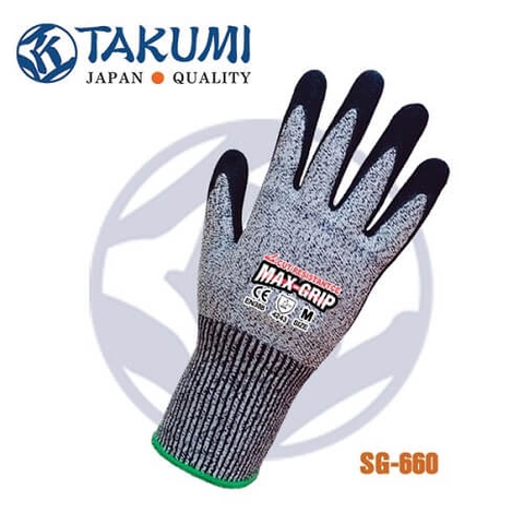Găng tay chống cắt Takumi SG-660 cấp độ 2