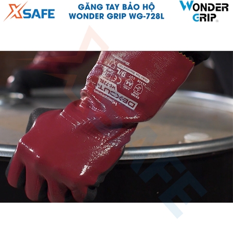 Găng tay bảo hộ chống dầu chống cắt Wonder Grip WG-728