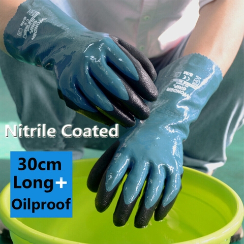 Găng tay chống dầu Wonder Grip WG-528L phủ nitrile