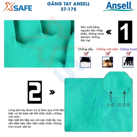 GĂNG TAY CHỐNG HÓA CHẤT ANSELL 37-175