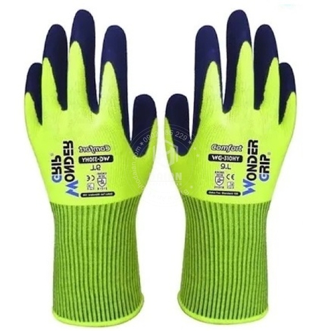 Găng Tay Bảo Hộ Lao Động Phủ Latex WG-310HY Bám Dính Linh Hoạt