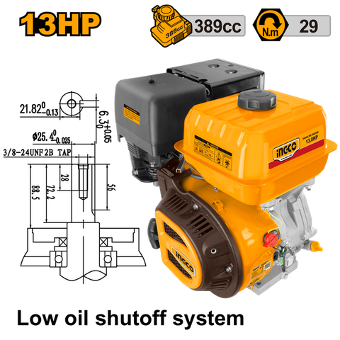 Động Cơ Nổ Dùng Xăng 13HP INGCO GEN1882