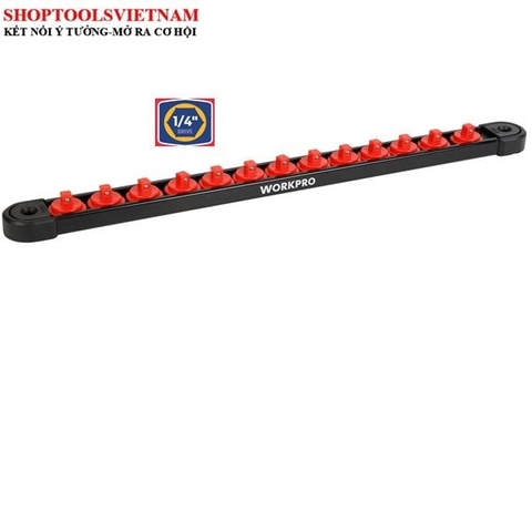 Giá đỡ đầu tuýp bằng nhựa có từ tính 1/4 inch Workpro - WP433063
