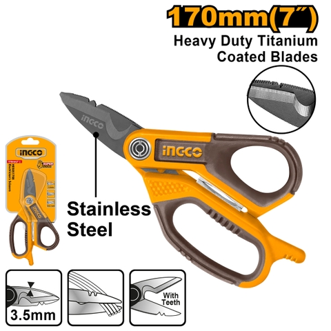 Kéo Thợ Điện 170mm(7 inch) INGCO HES051708