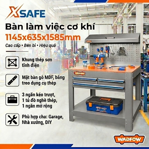Bàn làm việc 1145x635x15 85mm WadFow WCS5A05