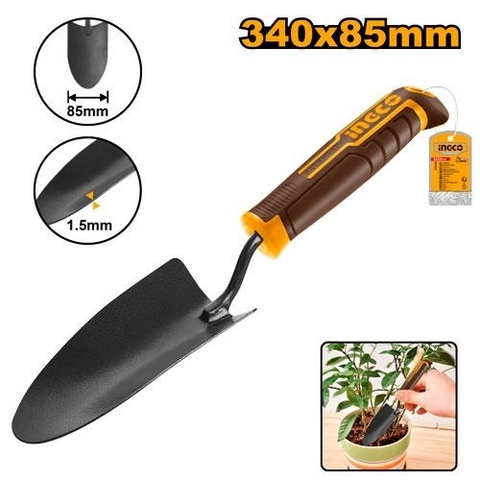 Cây Xẻng Xúc Đất Làm Vườn 340mm INGCO HFTT858