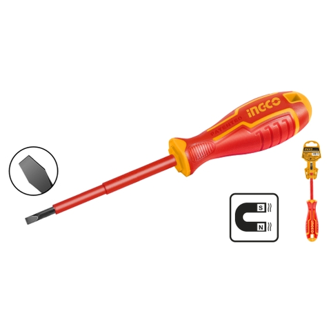 Tua Vít Dẹp Cách Điện 5.5x125mm INGCO HISD815125