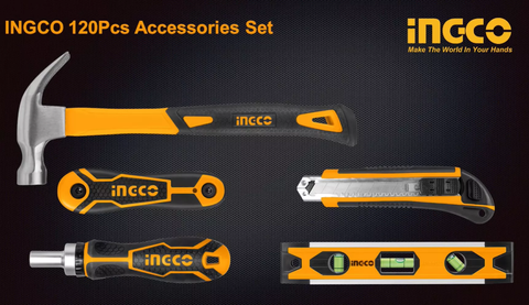 Bộ 120 món đồ nghề cầm tay INGCO HKTAC011201