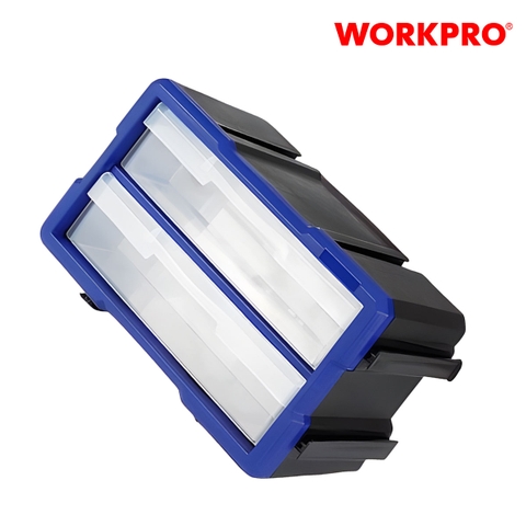 Hộp đựng đồ nghề 2 ngăn, bằng nhựa, Workpro - WP283012