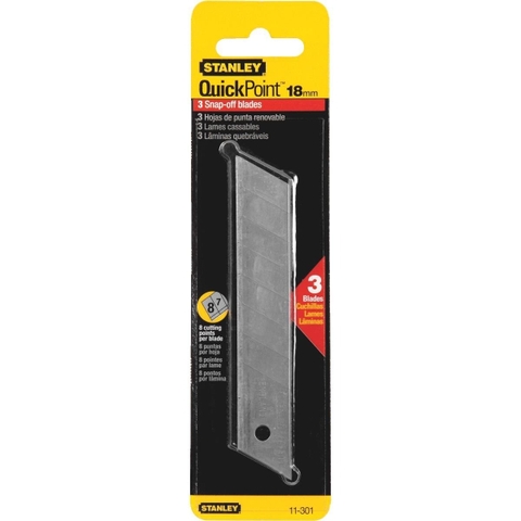 Lưỡi Dao Rọc Giấy 18mmlen 110mm Stanley 11-301H