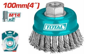 Chén cước (chổi cước) xoắn Total TAC32041 100mm