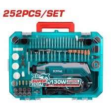 Máy Mài Khuôn Mini 130W 3.2mm (Kèm 251 Phụ Kiện) Total TG5133261