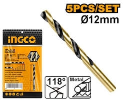 Mũi Khoan Kim Loại HSS 5 Chi Tiết 12.0mm INGCO DBT1101203