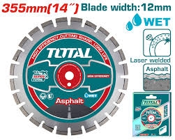 Đĩa cắt nhựa đường hàn laser 355mm Total TAC2113553