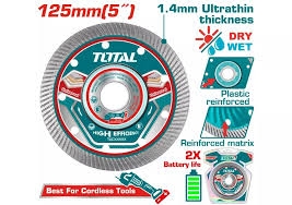 Đĩa cắt gạch siêu mỏng 125mm Total TAC2151251
