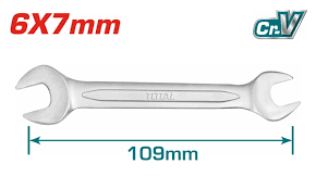 6x7mm Cờ lê hai đầu miệng Total TDOES06071