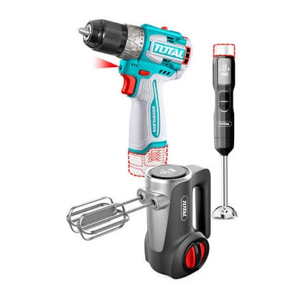 Bộ Combo 3 Trong 1 Máy Khoan Dùng Pin 16V Model TDLI16681 Total TCKLI1638