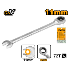 Cờ Lê Miệng Vòng 2 Chiều 11mm INGCO HCSPAR111