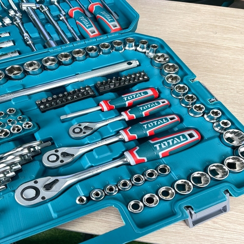 Bộ 165 đồ nghề sửa chữa xe Total THKTHP61657