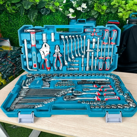 Bộ 165 đồ nghề sửa chữa xe Total THKTHP61657