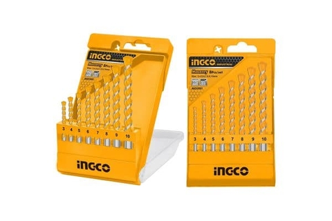 Bộ mũi khoan bê tông 8 chi tiết INGCO AKD3081