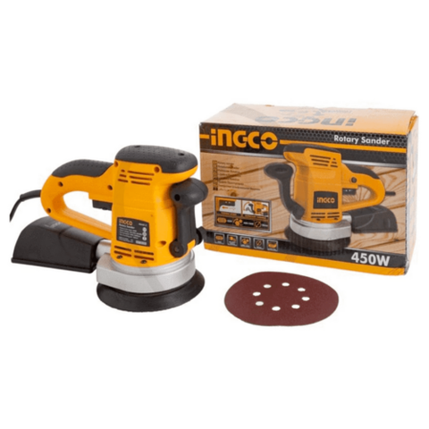 Máy Chà Nhám Tròn 450W 150mm INGCO RS4508