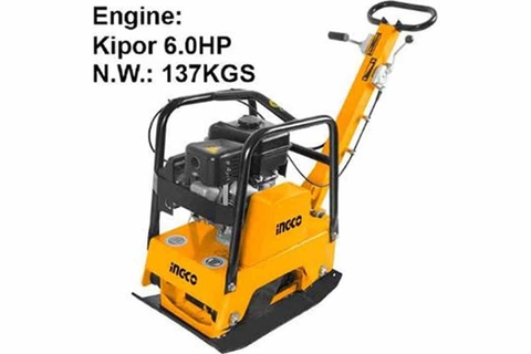 Máy Đầm Nén Bê Tông Dùng Dầu Diesel 4.8Kw(6.5HP)-137kg INGCO GCP125-4