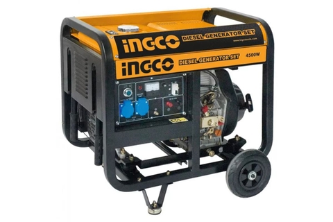 Máy Phát Điện Dùng Dầu Diesel 5.0 KW-16L INGCO GDE50001