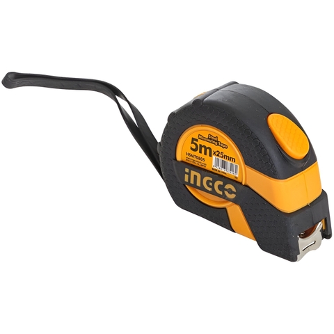 Thước Kéo Thép Nền Vàng 5mx25mm INGCO HSMT0805