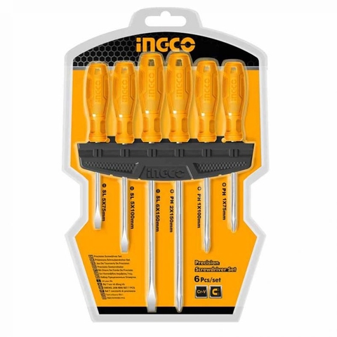 Bộ tuốc nơ vít 6 chi tiết INGCO HKSD0658