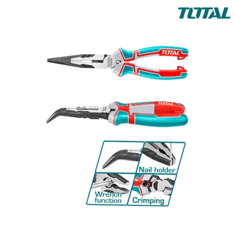 Kềm mở phe mũi cong cao cấp 200mm TOTAL  THT24816S
