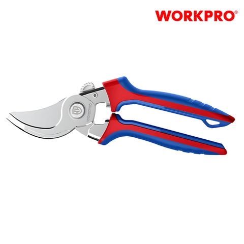 Kéo cắt tỉa cành, tay cầm bằng nhựa, lưỡi dao 50CR-V, kích thước: 8.5 inches Workpro - WP332013