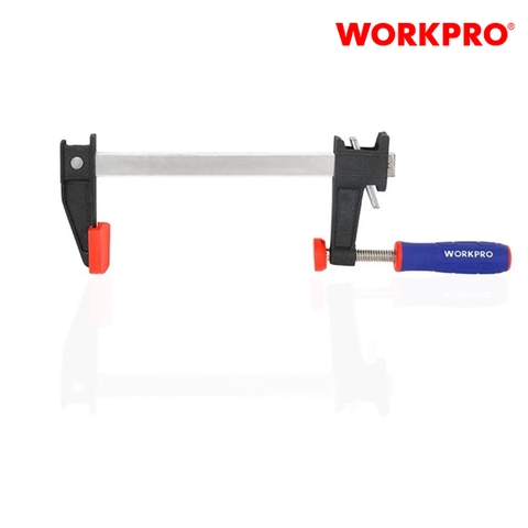 Kẹp thanh bằng thép, kích thước: 300mm (12 inches), Workpro - WP232031