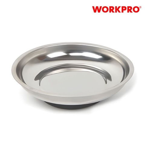 Khay đựng dụng cụ hình tròn, bằng thép không gỉ, 148mm Workpro - WP314001