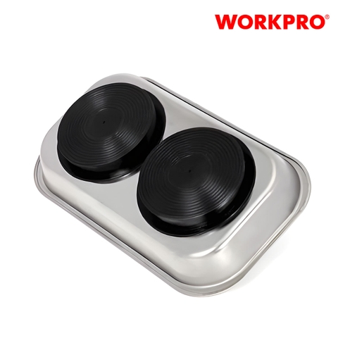 Khay đựng dụng cụ hình chữ nhật, bằng thép không gỉ Workpro -  WP314002