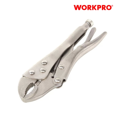 Kìm bấm mũi cong 5 inch 130mm Workpro - WP231057