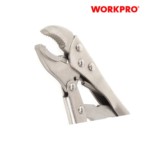 Kìm bấm mũi cong 5 inch 130mm Workpro - WP231057
