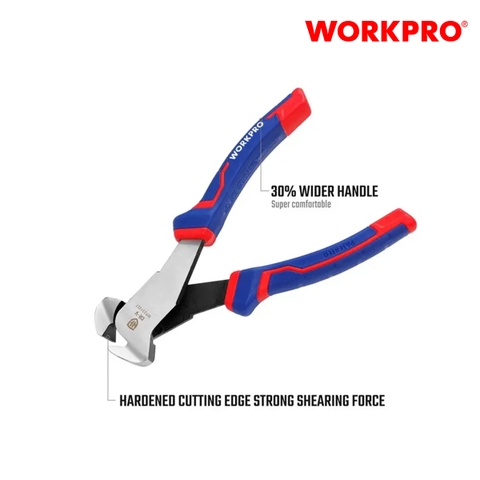 Kìm cắt cộng lực bằng thép CR-V 7 inch 180mm Workpro - WP231027