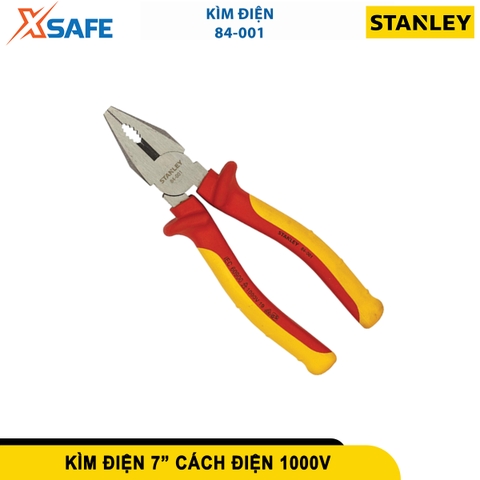 Kìm điện chuyên dụng 7in/180mm, cao cấp cách điện 1000V STANLEY 84-001