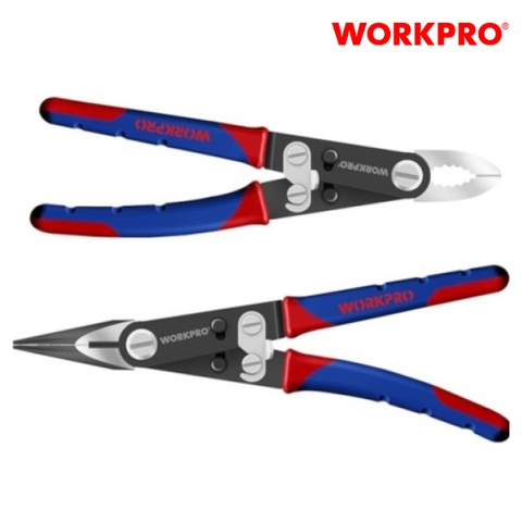 Kìm lật hàm lò xo 8 inch 200mm Workpro - WP031113