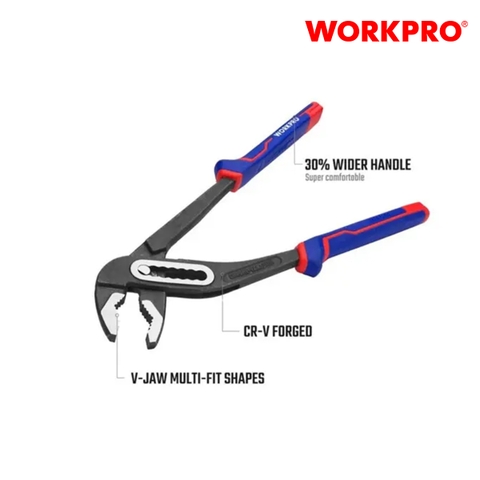 Kìm mỏ quạ bằng thép CR-V 12 inch 300mm Workpro - WP231029