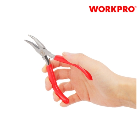 Kìm mũi cong mini Workpro - WP231039