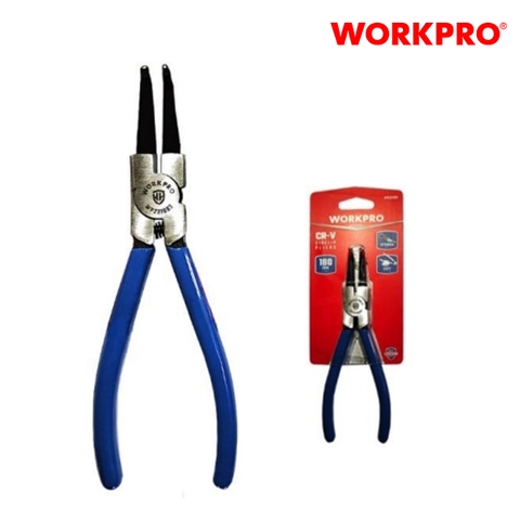 Kìm mũi cong bằng thép Workpro - WP231083