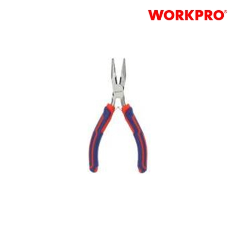 Kìm mũi dài nhọn mini thép CR-V Workpro WP231095