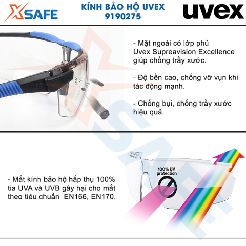 Kính bảo hộ UVEX I3 9190275