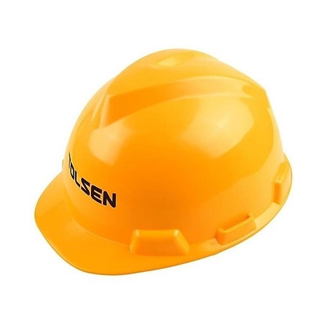 Mũ bảo hộ, nón lao động PP (Vàng) Tolsen 45188