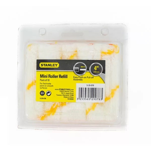 Bánh Bông Lăn Sơn 4'' Bộ 10 Cái Stanley 5-29-078