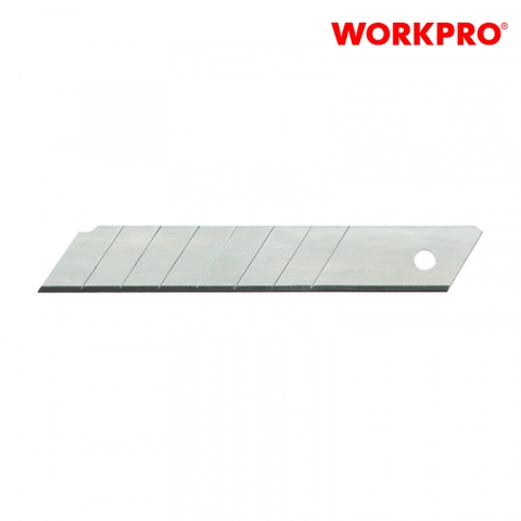 Lưỡi dao rọc giấy bằng thép SK5, chiều rộng 18mm (1set = 10 cái) Workpro - W212002